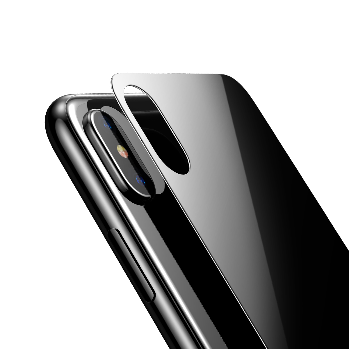 

Baseus 0,3 мм 9-дюймовая задняя закаленная стеклянная пленка из дуги Edge для iPhone X