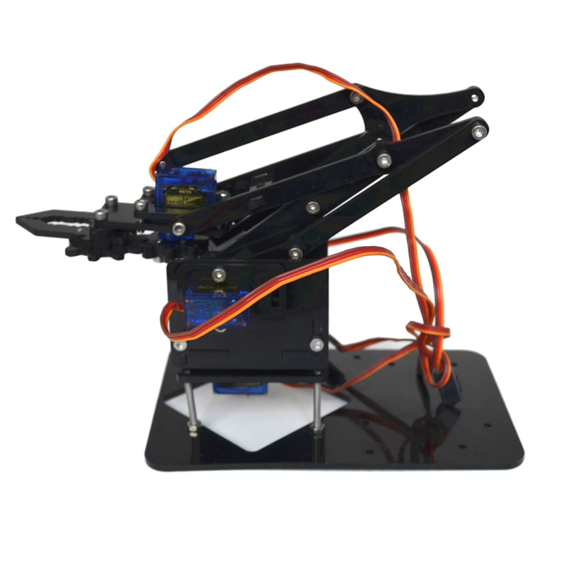 4DOF Assembling Acrylic Mechine Robot Arm with SG90 Plastic Gear Servo For Robot DIY 8
