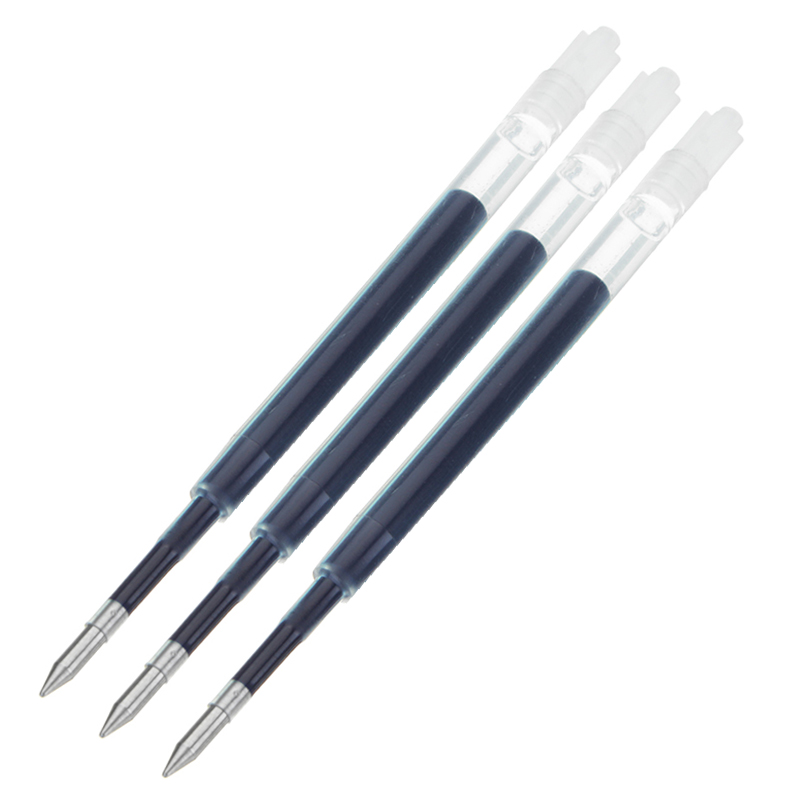 3pcs Smooth 0.5mm Blue Refills For Original Xiaomi Metal Signing Pen Replaceable Refill MiKuni Ink
