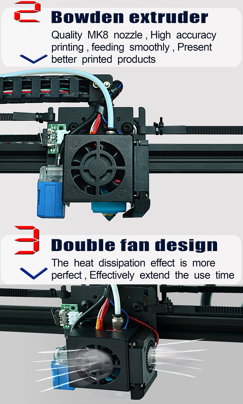 [EU/US Direct]TRONXY® X5SA-400 DIY 3D Printer Kit 400*400*400mm Large Printing Size Touch Screen Auto Leveling