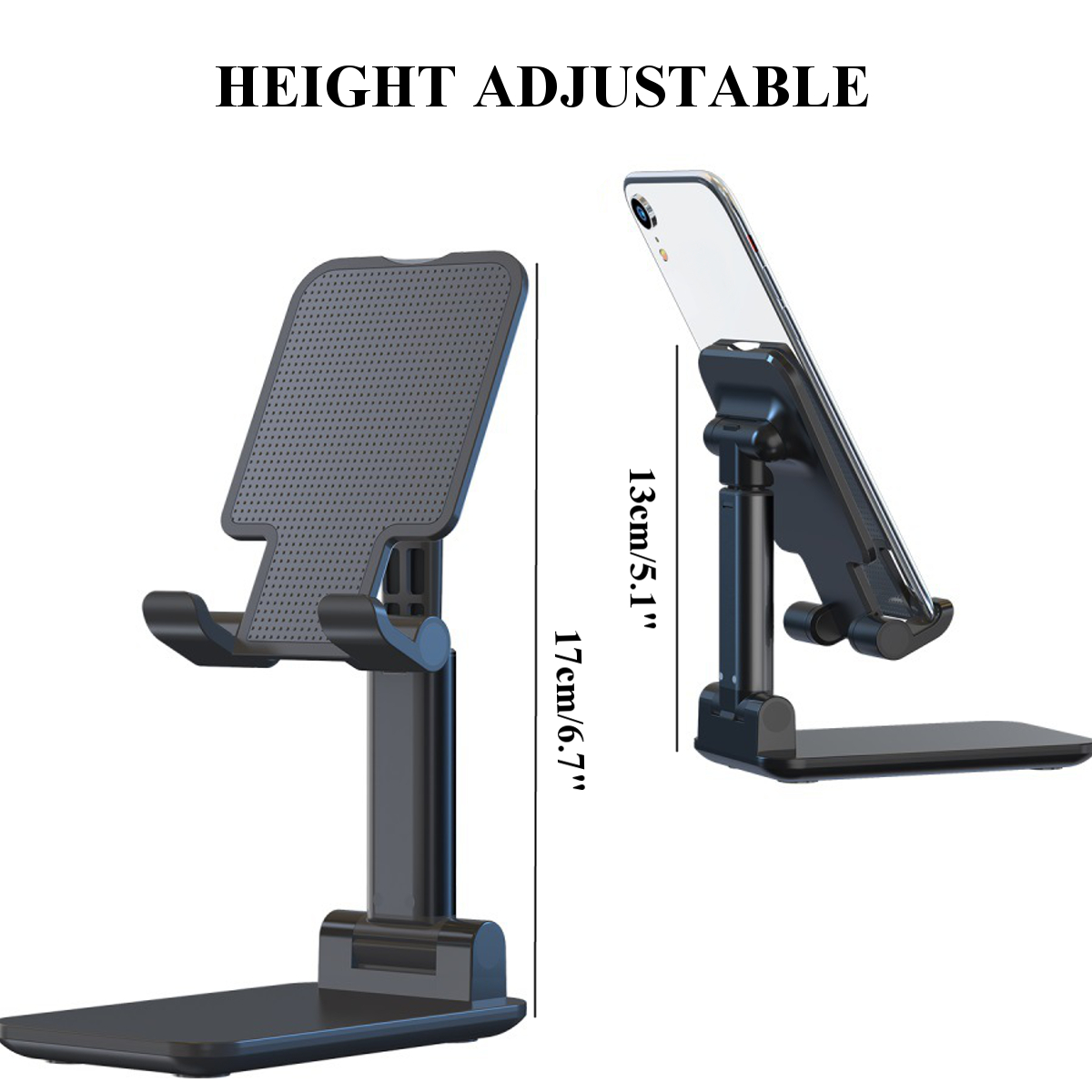 CCT4 Universal Folding Telescopic Desktop Mobile Phone Tablet Holder Stand for iPad Air for iPhone 12 XS 11 Pro POCO X3 NFC