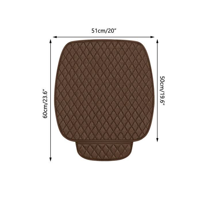 Car Seat Cushion Driver Seat Cushion With Comfort Memory Foam Non-Slip Rubber Vehicles Office Chair Home Car Pad Seat Cover