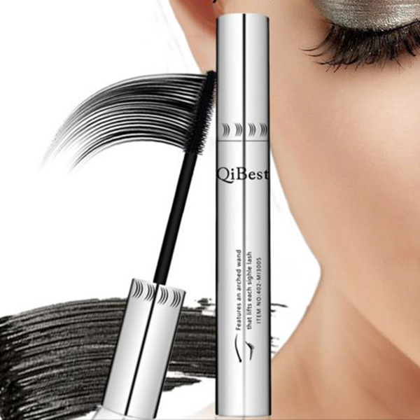 QiBest Eye Mascara Volume Express False Eyelashes Waterproof Silicone Brush Curving Lengthening