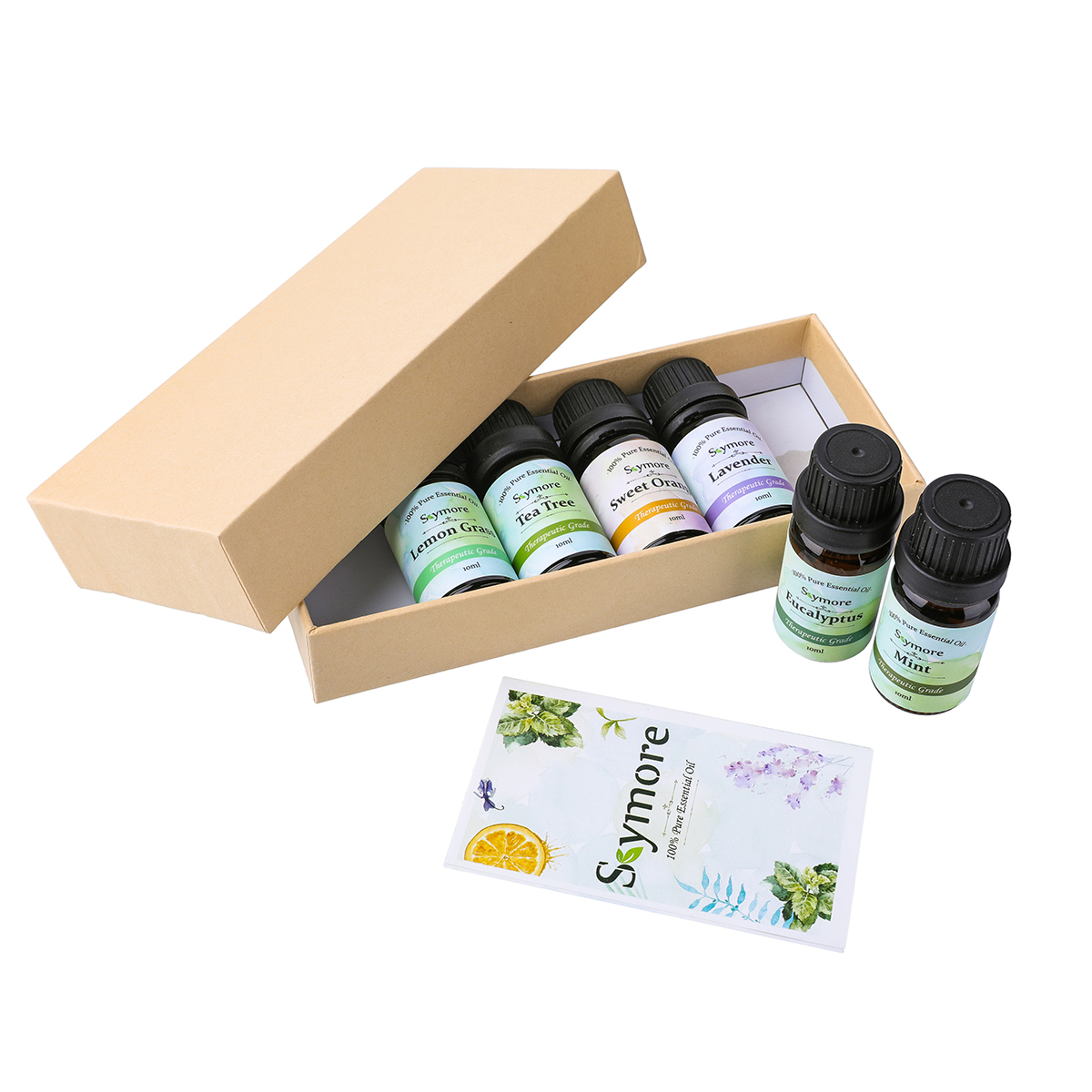 6Pcs Aromatherapy Essential Oil Pure Natural Organic Aromatherapy Oil