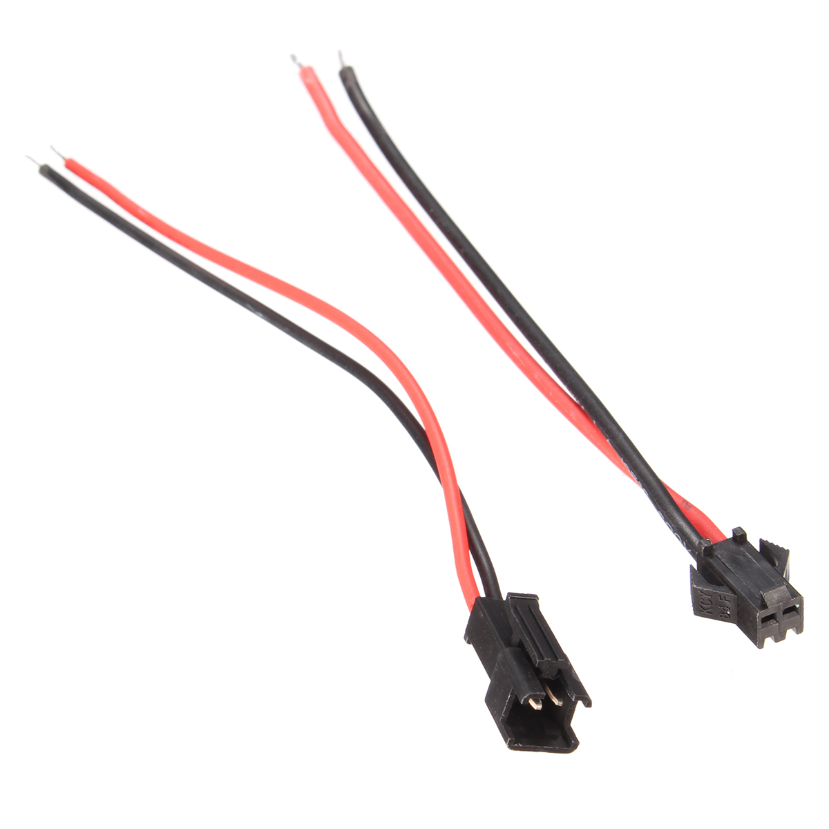 30pcs 12cm Long JST SM 2Pins Plug Male To Female Wire JST Connector 10