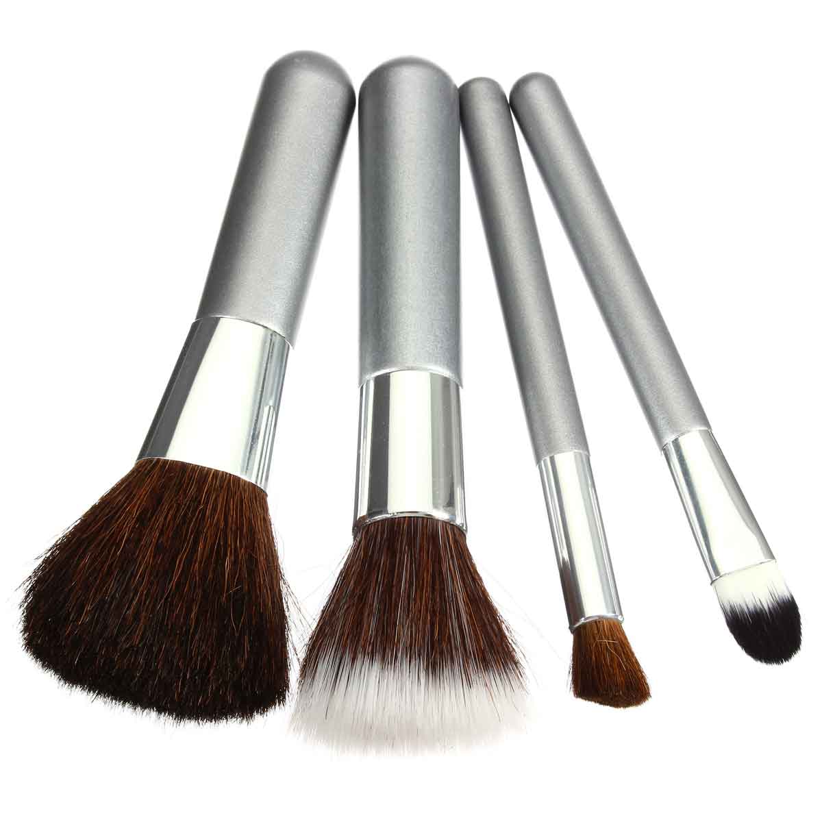 4pcs Makeup Brushes Set Eyeshadow Blush Powder Comestic Tools Kit