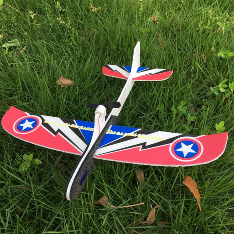 PP+EPP 295mm Wingspan Super Capacitor Electric Coreless Hand Throwing Free-flying Glider RC Airplane - Photo: 4