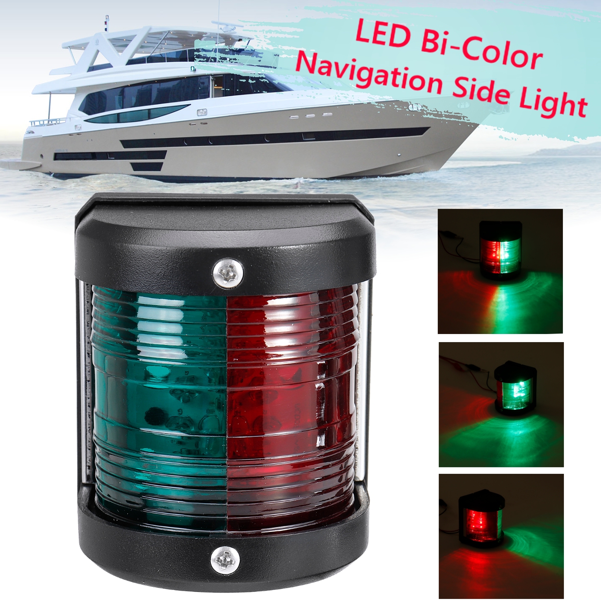 Navigation Light Bi-color 12v,Chandlery Sailing Ribs 