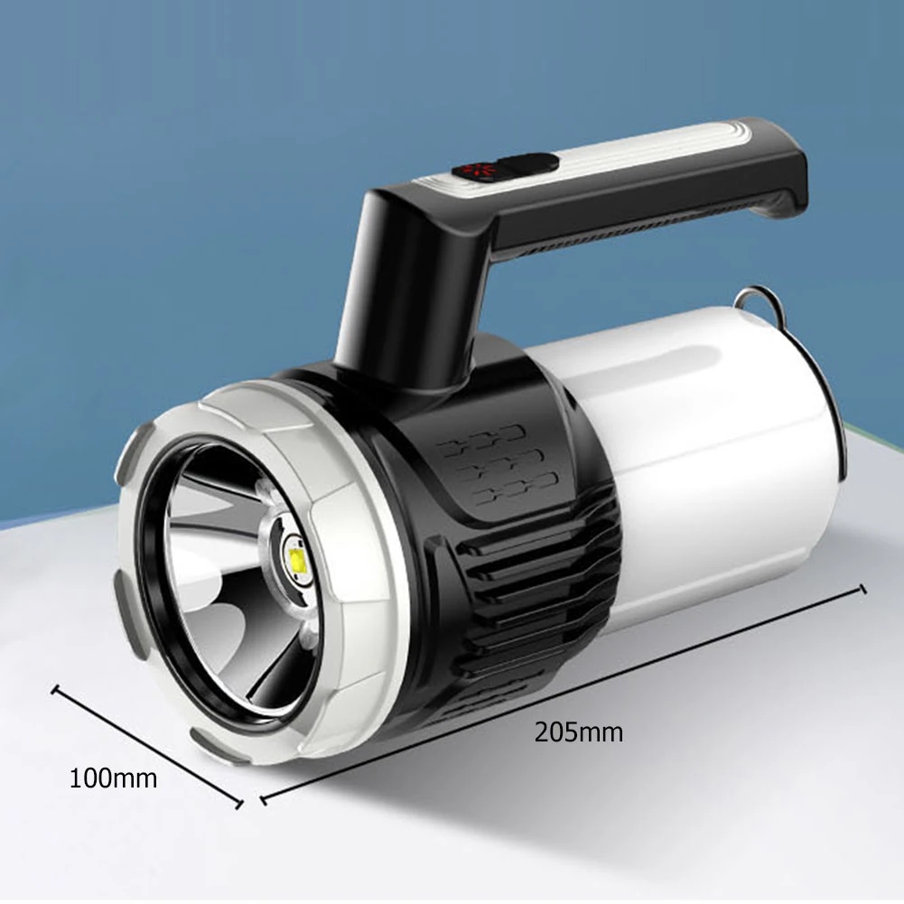 LED Flashlight High-brightness Multifunctional Tent Light Waterproof Rechargeable Handheld Type-C Charging Dimming Lighting Tool