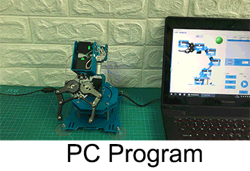 LOBOT 6DOF Scratch Metal RC Robot Arm Programmable Stick/APP Control With Servos 61