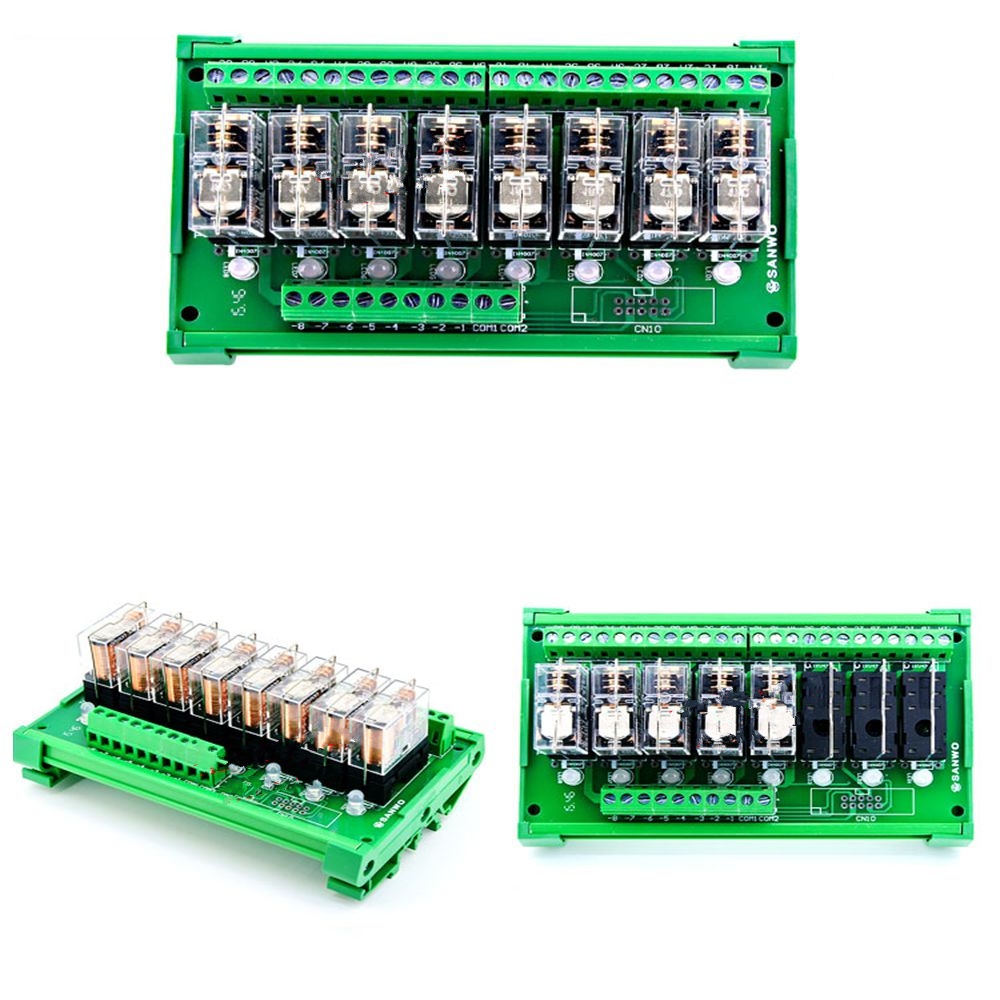 

TKG2R-1E-K824 8 Channel Relay Module PLC Amplification Board Controller DC 12V/DC 24V