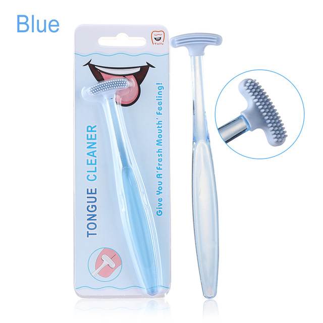 Soft Silicone Tongue Brush Tongue Surface Cleaner Oral Cleaning Brushes Tongue Scraper Cleaner Fresh Breath Health