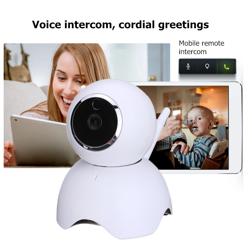 WiFi Network Security CCTV IP Camera HD 720P Night Vision Pan&Tilt Webcam Home Security Camera 106