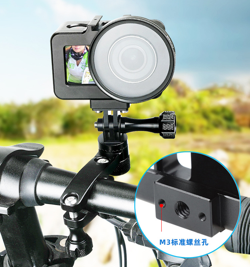 CNC Aluminum Alloy Camera Protective Case Mount With 1/4" Screw For DJI OSMO Pocket FPV Action Camera - Photo: 3