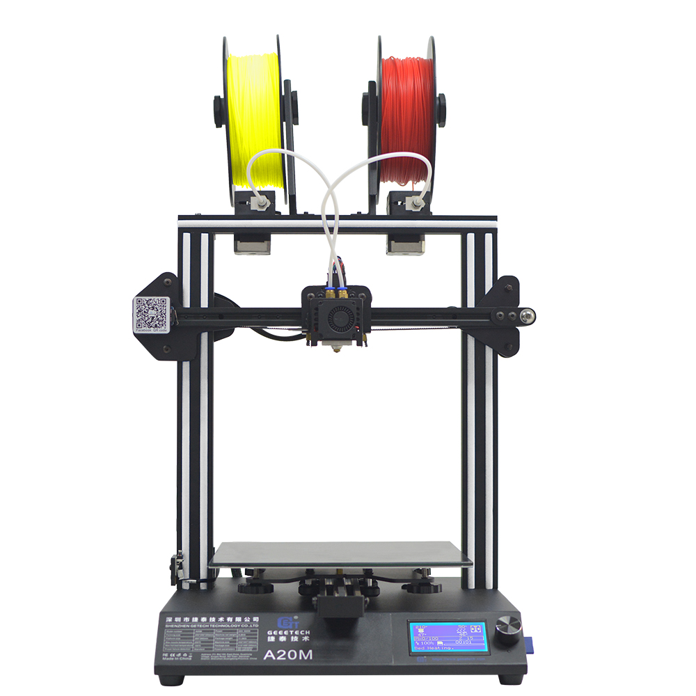 Geeetech® A20M Mix-color 3D Printer 255x255x255mm Printing Size With Filament Detector/Power Resume/Superplate Hotbed/Modular Design/360° Ventilation/ 14