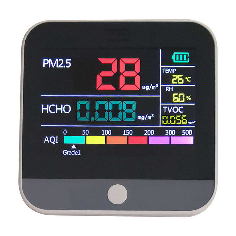 

Digital Air Quality Monitor Hcho Pm2.5 Detector Tester Home Gas Monitor/Gas Analyzer/Temperature Humidity Meter Diagnostic Tool