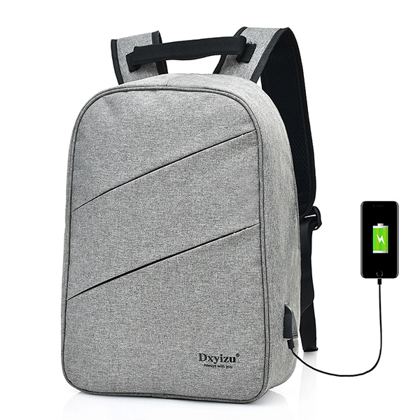 

Men USB Charging 15.6″ Laptop Multi-functional Backpack