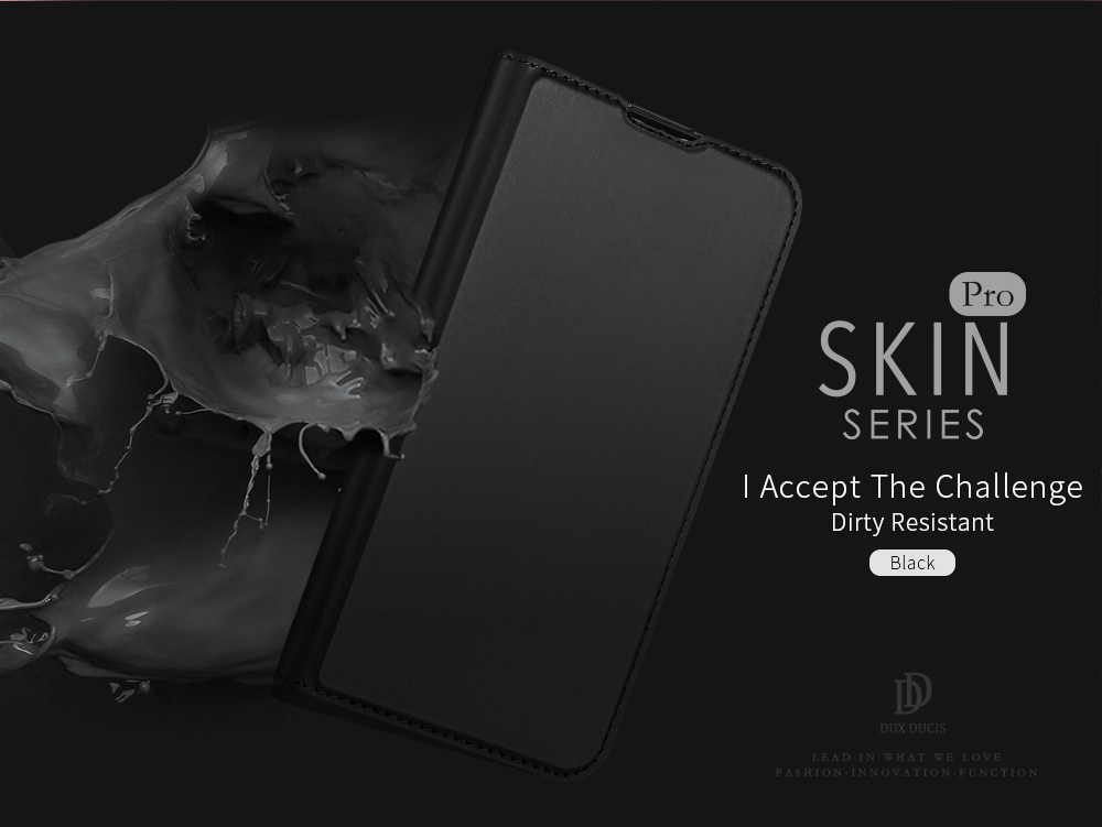 DUX DUCIS Flip Shockproof PU Leather Card Slot Full Body Cover Protective Case for Xiaomi Mi9 / Xiaomi Mi 9 Transparent Edition 