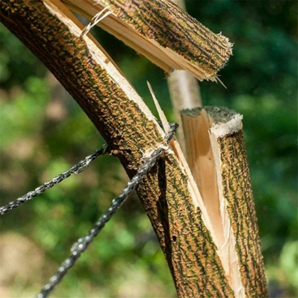 Ferramenta de mão de serra de cadeia de bolso de sobrevivência de 48 polegadas Cadetes de escoteiros de serra de emergência ao ar livre