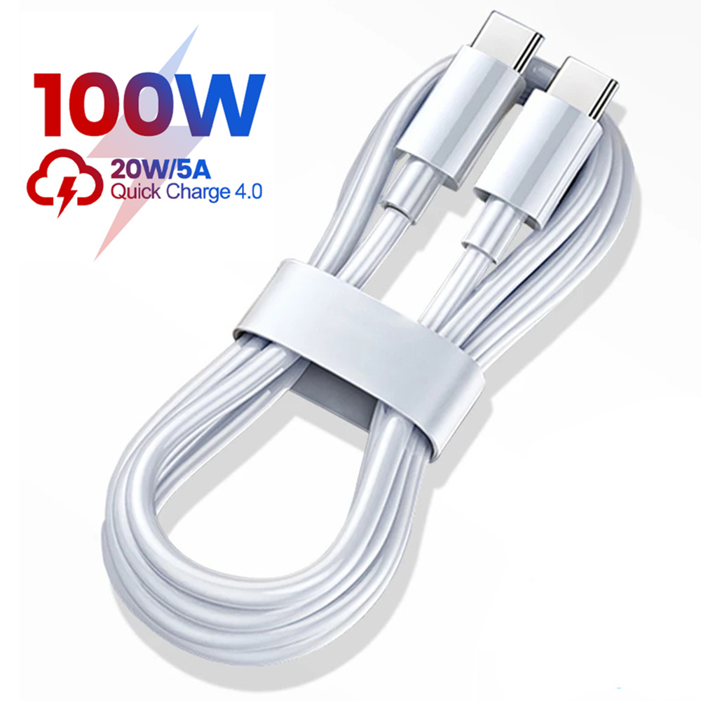 PD100W USB-C to USB Type-C Cable QC4.0 QC3.0 Fast Charging Data Transmission Aramid Fiber Core Line 1M/1.5M/2M Long for Samsung Galaxy Note 20 for Xiaomi 13 Pro for Huawei Mate 50 for OPPO Reno9 for Honor 80 GT