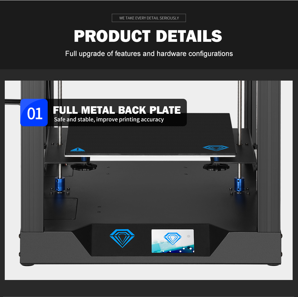 [BR/EU Direct]TWOTREES® SP-5 Core XY 300*300*350mm Printing Size 3D Printer With Full Metal Body/Double Linear Guide/DDB Extruder/Power Resume/Filament Detect/Auto Leveling DIY 3D Printer Kit
