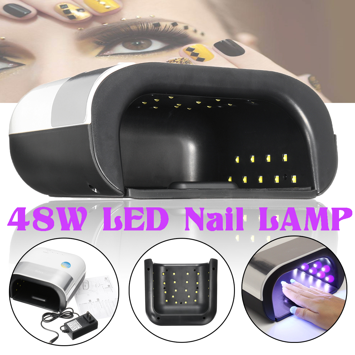 48W 24V LED UV Lamp Nail Dryer