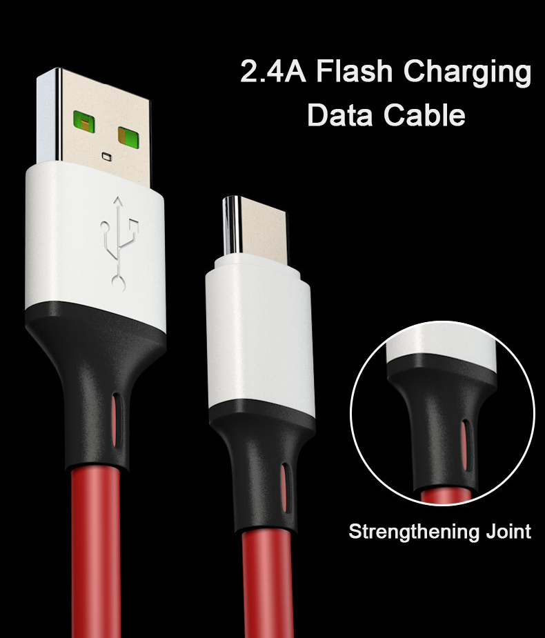 Bakeey 2.1A Type C 1M 2M Fast Charging Color Data Cable For HUAWEI Honor HTC
