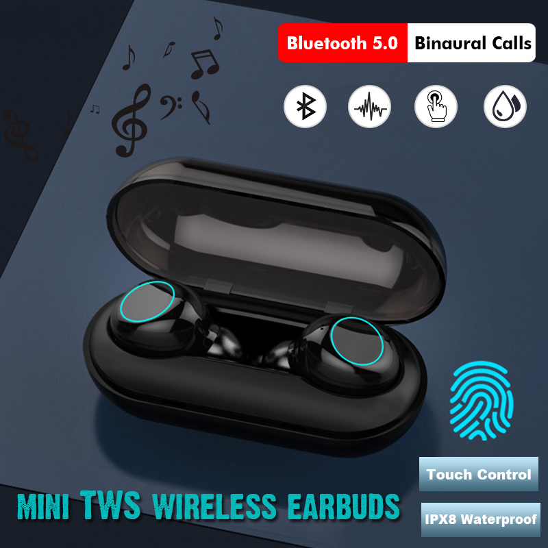 [Bluetooth 5.0] Bakeey TWS Wireless Earphone IPX8 Waterproof Touch Control Noise Cancelling Headset 67