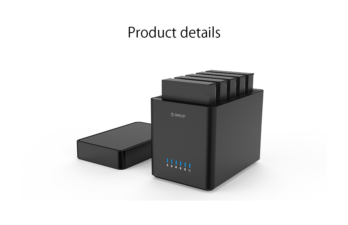 Orico DS500U3 USB3.0 Multi-Bay 3.5inch Hard Drive Enclosure Magnetic-type HDD SSD Docking Station 17
