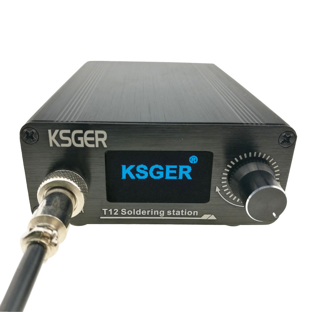 KSGER V2.1S T12 Digital Temperature Controller Soldering Station Electric Soldering Iron Tips T12-K + 9501 Handle 16