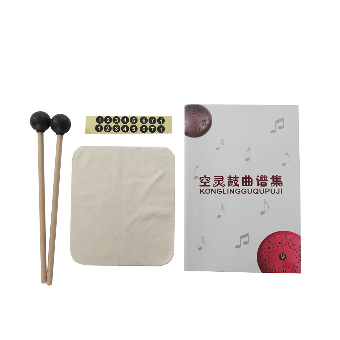6 Inch 8 Notes G Tone Steel Tongue Drum Set Hand Pan Drum Pad Tank with Sticks Carrying Bag Gift Percussion Instruments Accessories