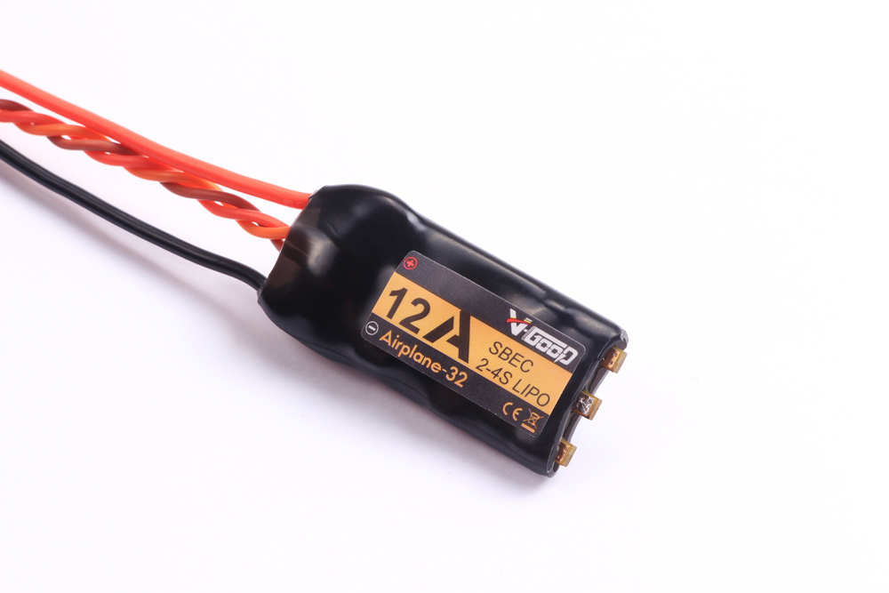 VGOOD 12A 2-4S 32-Bit Brushless ESC With 2A SBEC for Fixed Wing RC Airplane - Photo: 2