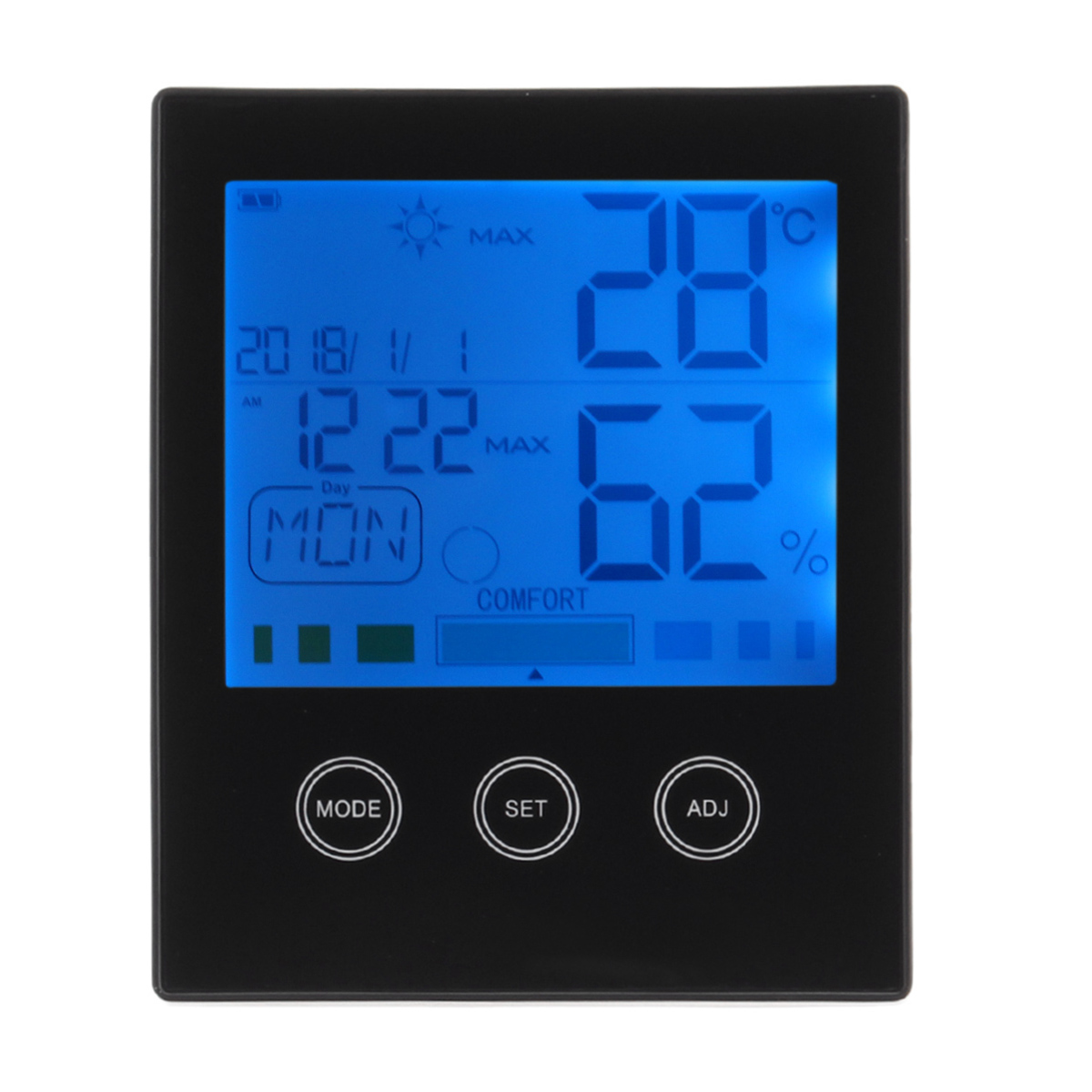 

CH-909 Large LCD Digital Thermometer Hygrometer Temperature Humidity Gauge Alarm Clock Thermometer