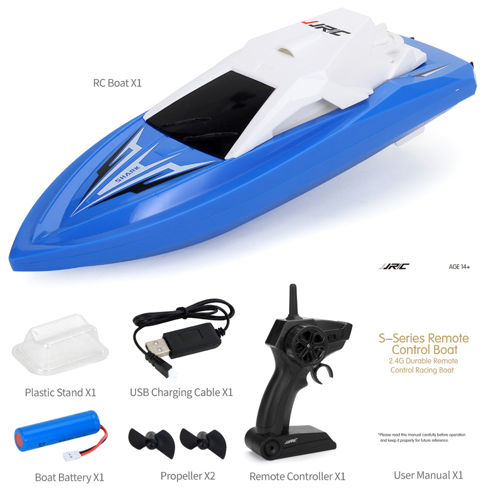 JJRC S5 Shark 1/47 2.4G Electric Rc Boat with Dual Motor Racing RTR Ship Model