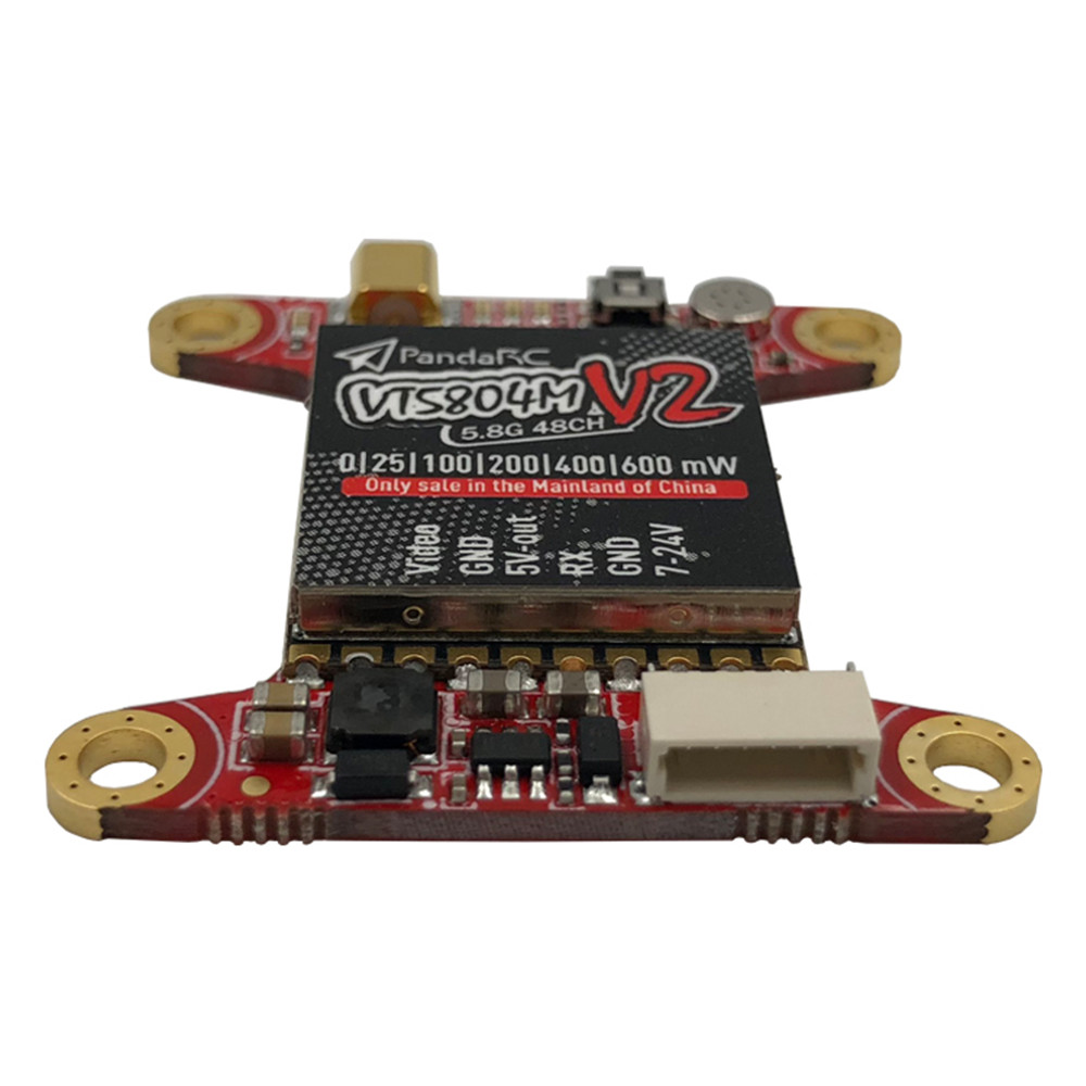 PandaRC VT5804M V2 5.8G 0/25/100/200/400/600mW Switchable FPV Transmitter Support OSD w/ Audio - Photo: 4