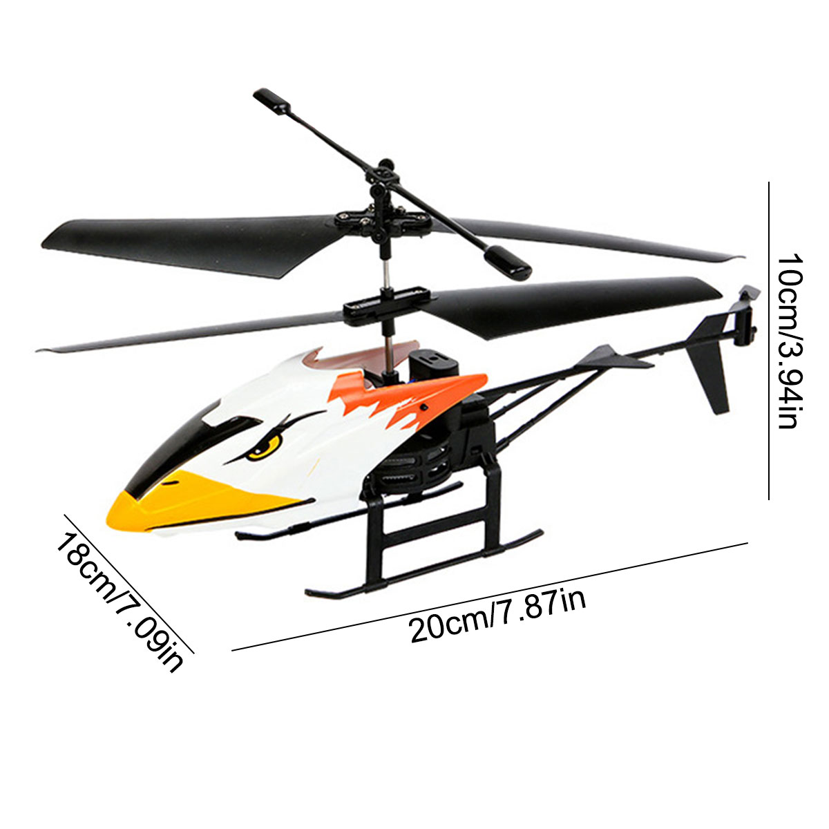 2CH 2.4G Wolf/Shark/Eagle Style USB Charging RC Helicopter RTF for Children Outdoor Toys