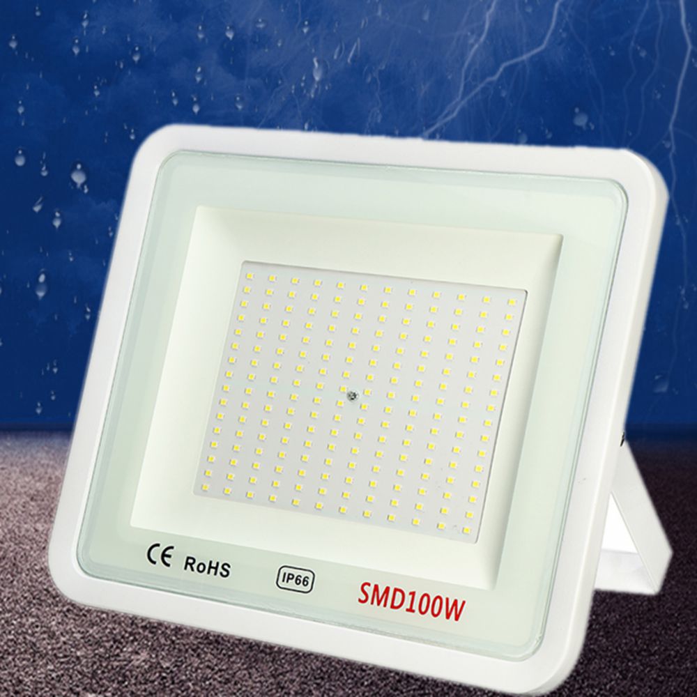

10W/30W/50W/100W White Light Waterproof IP66 LED Flood Light Thundering Protection Ourdoor AC220V
