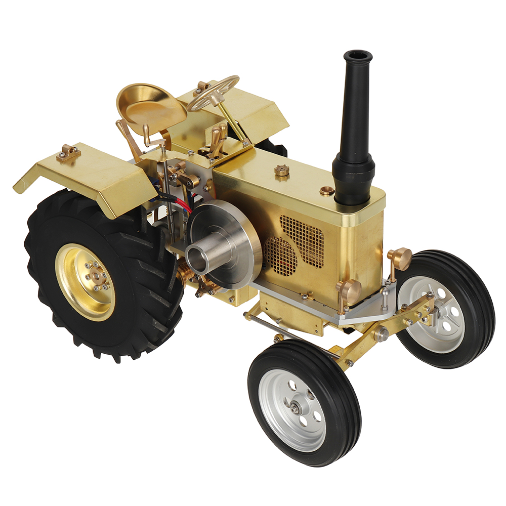 T16 Gasoline Tractor Model Toy Air Cooled Single Cylinder Gasoline Engine Model