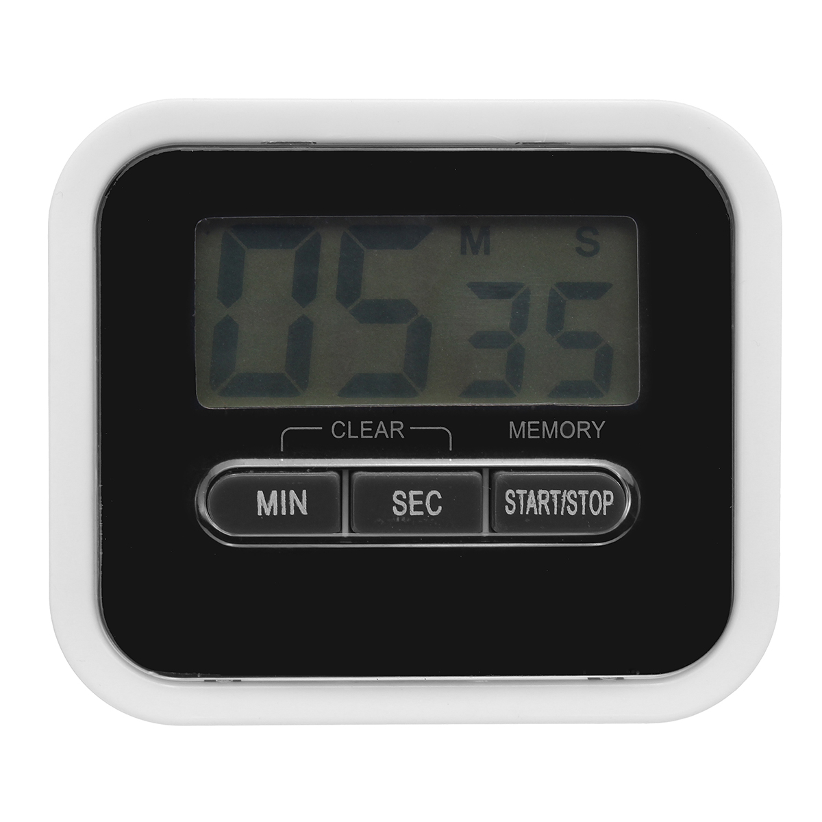 LCD Display Digital Home Cooking Timer Alarm Count UP Down Clock Alarm Countdown Timer ...1200 x 1200
