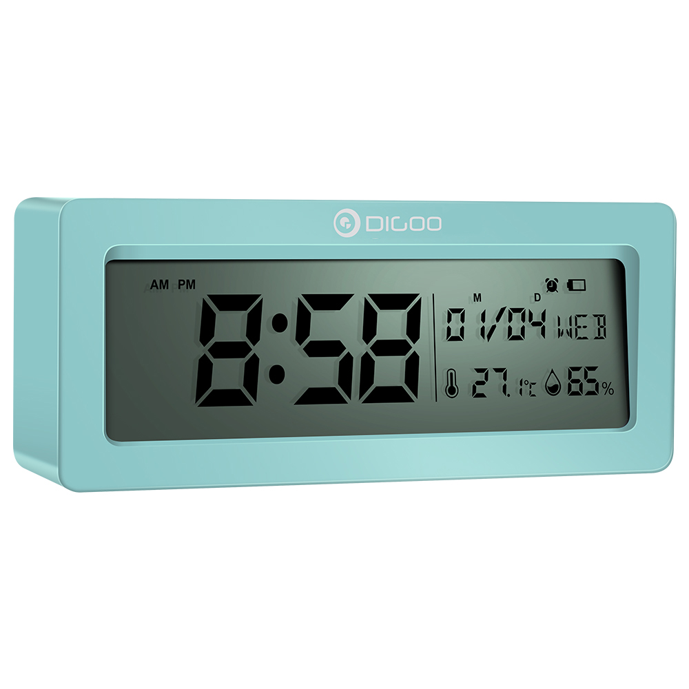 

DIGOO DG Многофункциональная сигнализация C4X Часы с LCD Дисплей Термометр Гигрометр Календарь