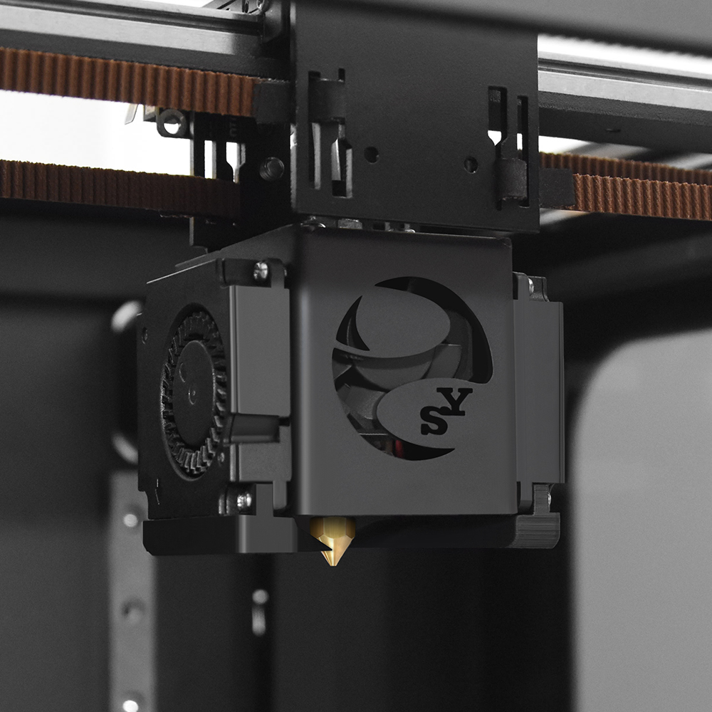 TWO TREES® Woodpecker 100% Kit de impressora 3D pré-instalado com 200 * 200 * 200mm Tamanho de impressão Totalmente construído em metal Haste de fuso de esfera atualizada