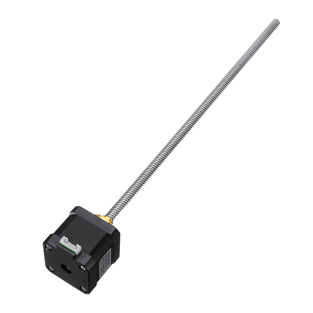 17HS4401S-300 Nema17 Stepper Motor With Stainless Steel 8mm 300mm Lead Screw + T8 Nut For 3D Printer CNC Machine 11