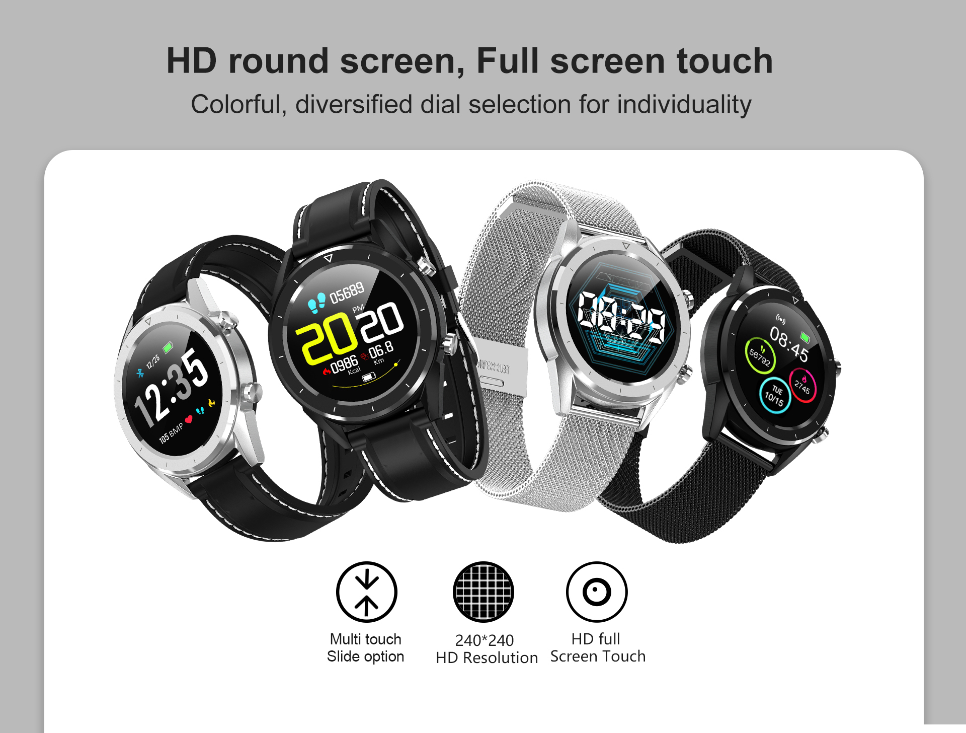 DT NO.1 DT28 1.54 Big Display Smart Watch ECG Monitor HR Blood Pressure Mobile Payment Watch 13