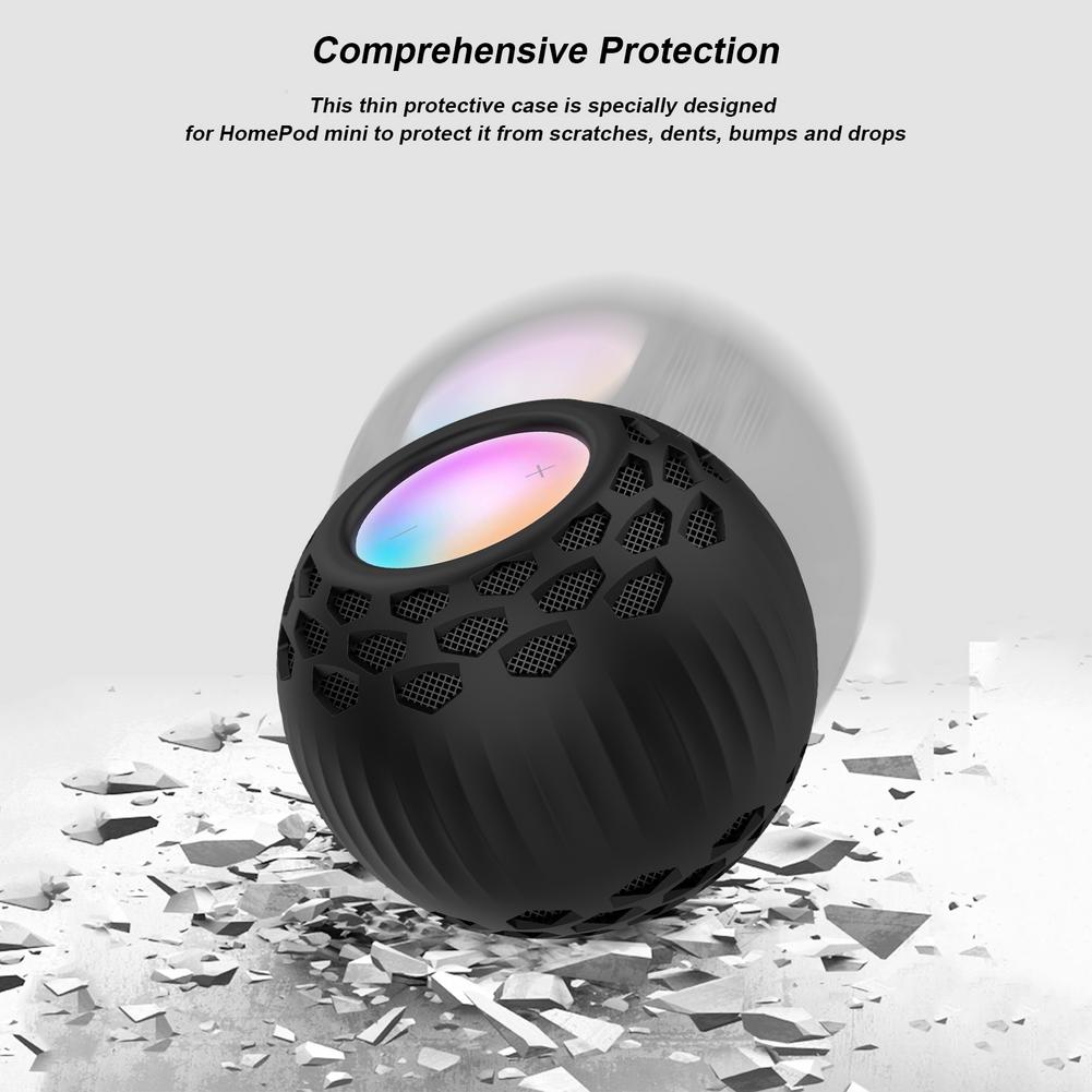 Bakeey Mini Silicone Case Protective Skin Cover for HomePod Mini Non-slip Speaker Mountaineering Silicone Case
