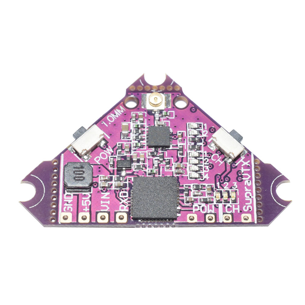 Supra-F4-12A V1.0 F4 Flight Controller AIO OSD BEC Built-in 12A BL_S ESC & 200mW VTX Stack for Tinywhoop FPV Racing Drone - Photo: 6