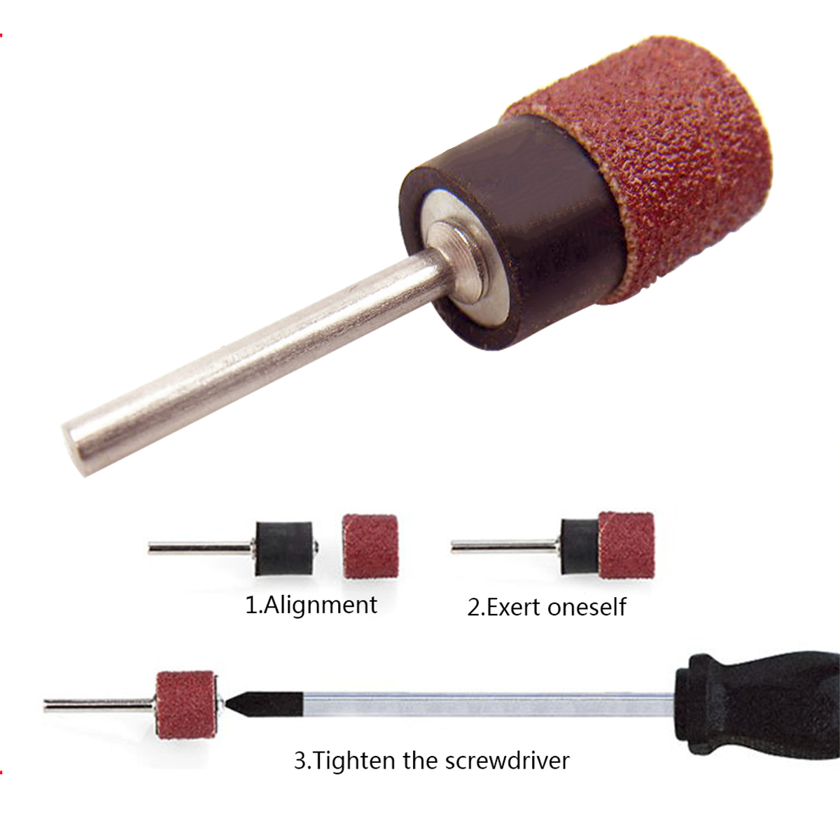 51Pcs Drum Sanding Kit Drill Bits Abrasive Tools Accessories Sandpaper Rotary Tools