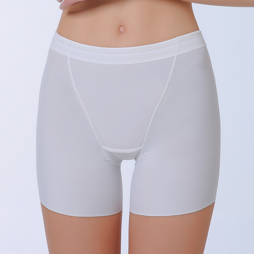Banggood Seamless Elastic Silk Soft Safe Shorts Underwear Mid Waist Boyshorts