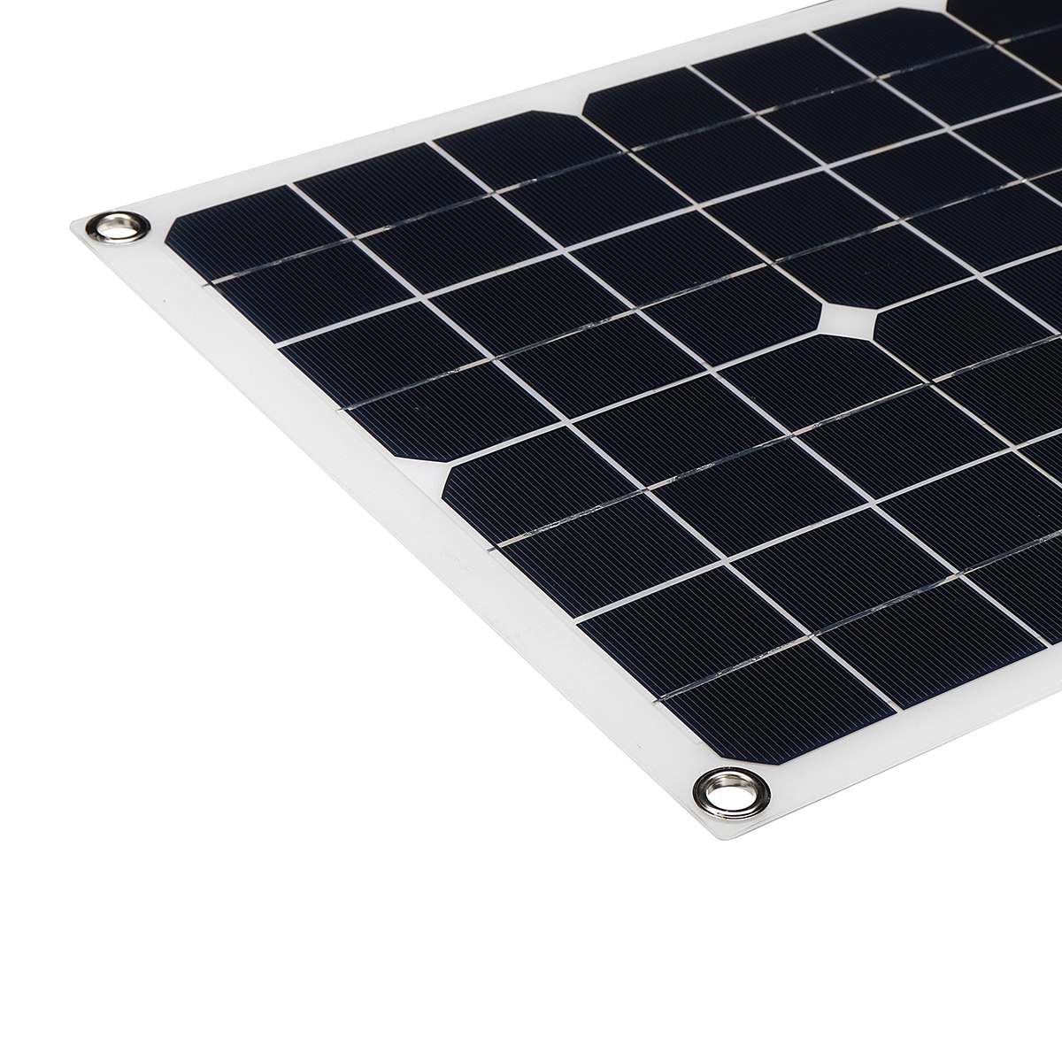 20W 430*280*2.5mm Monocrystalline Solar Panel with 18V DC Plug & 5V USB Output High Efficiency & Light Weight 32