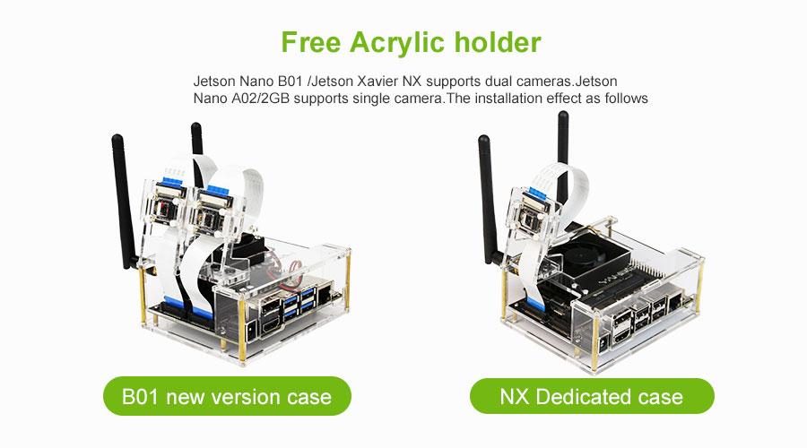 YAHBOOM® 160° View Angle Jetson HD AI Camera 800M CSI Interface IMX219 Compatible with NANO and Xavier NX