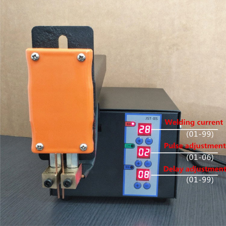 220V 3KW Battery Spot Welding Machine Extended Arm Welding Machine with Pulse & Current Display 34